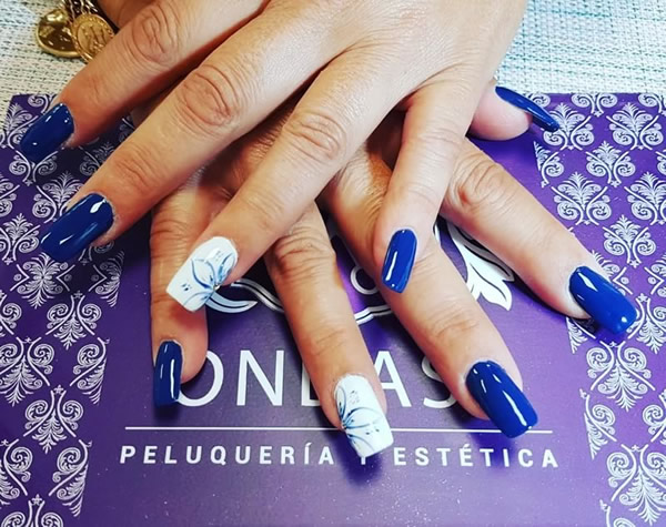 fotos de uñas de porcalana en ondass peluquería y estética