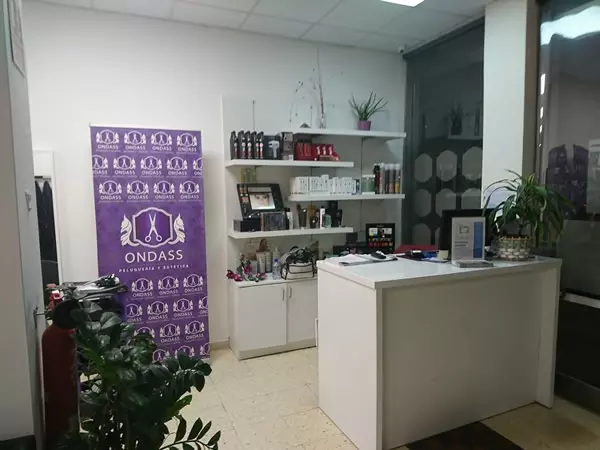 recepción de ondass peluquería y estética