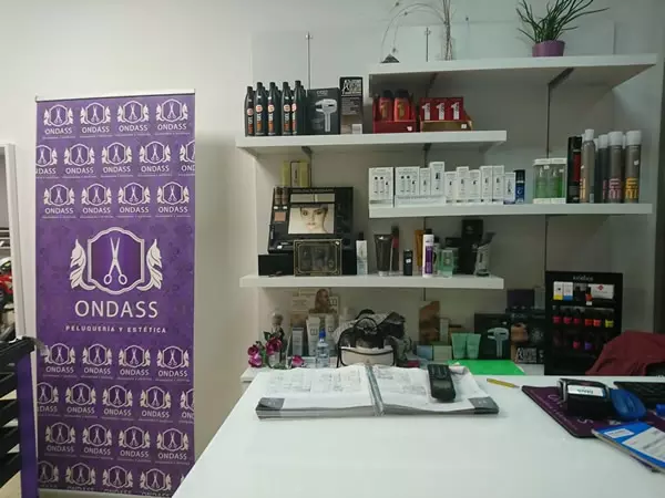 recepción de ondass peluquería y estética